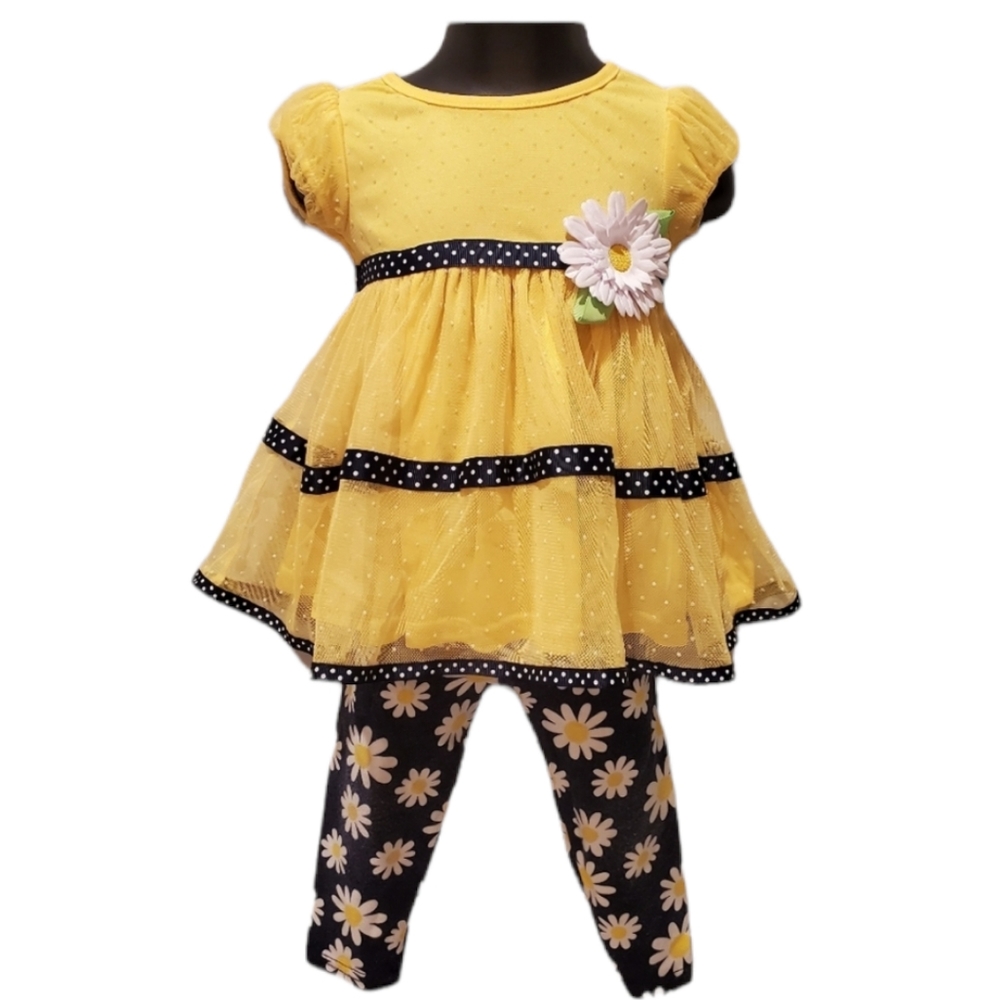 Sweet Heart Rose Dress Set